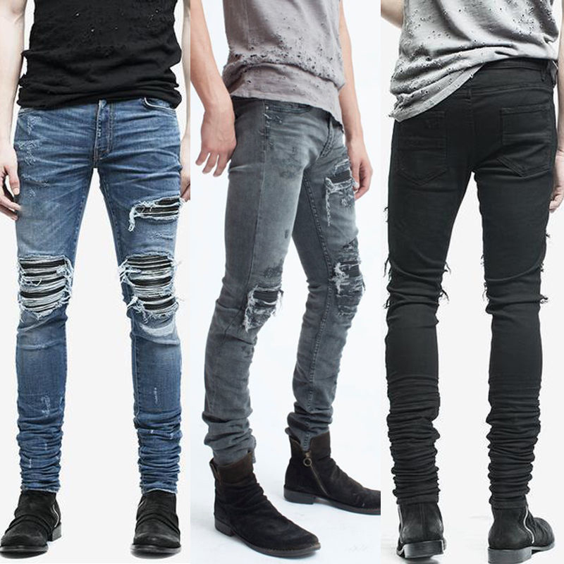skinny jeans with zippers at ankle